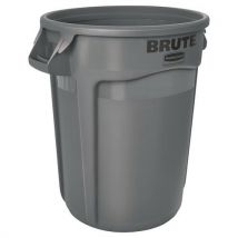Round brute container 121 l grey