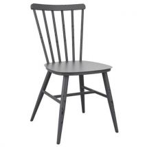 Spin aluminium side chair grey