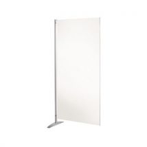 Metropol partition screen width: 80 cm panel colour: white