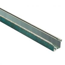 Plastic guide rails with stop - light loads - l 2000 mm