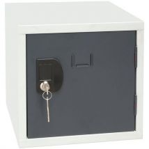 Manutan dark grey cube locker hxwxd 380x380x380mm