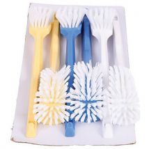 Plastic washing-up brush with nylon bristles - nedac sorbo