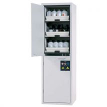 Acid cabinet and base slclassic - 597mm - left - grey - 6