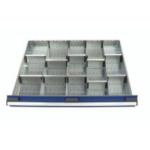 Bott - 15-compartment drawer organiser wxdxh: 800x650x100mm