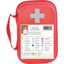 First aid kit 1–5 people red eva/pu