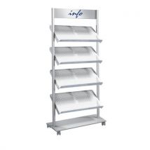 Metal mobile display dim: p 30 x 60 x h 1 L 78 cm