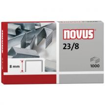 Pack of 1000 staples for novus stapler format: 23/8