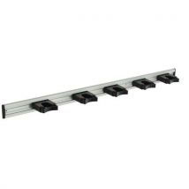 Toolflex metal grey tool suspension rail 900 mm