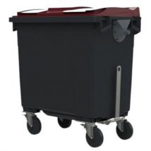 770-l container with red lid towbar and base reinforcement