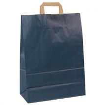 Kraft paper bag col.:bleu h: 43 cm