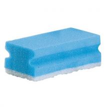 Large scouring sponge l: 14.5 cm col.: blue