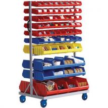 Grey steel trolley model: with containers total length: 880 mm