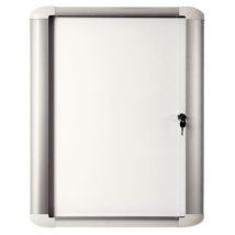 Indoor showcase aluminum metal back 6f