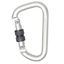 Aluminium screw-locking carabiner - kratos safety