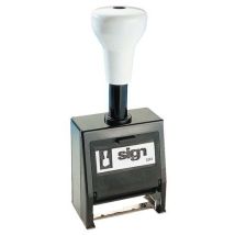 Automatic number stamp 6 digits/4.5 mm plastic housing