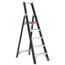 Foldable stepladder pliant h 1.20 m - 4 treads + 1 platform