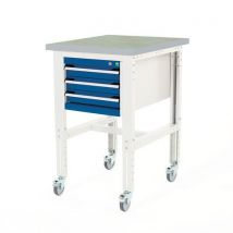 Bott - Cubio mobile height adjustable workstand 840x750x750mm