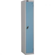 Ocean silver frame flat top 1 door locker 1780x305x460mm