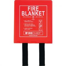 Fire smothering blanket rigid case - lxw 1200x1200mm