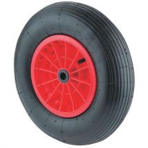 Pneumatic rubber truck wheel - diameter 389 mm - load capacity 150 kg
