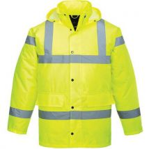 S460 high-visibility winter rain jacket yellow L