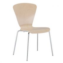 Cafe xi stacking chair base colour: silver h: 87.5