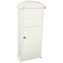 White victorian letter box