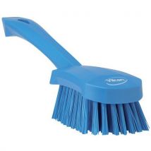 Hard fibre blue hand brush