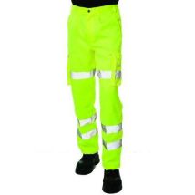 38 Regular Yellow High Visibility Cargo Trouser