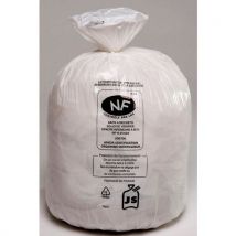 Recyclable bin bag - food waste - 110 l - white