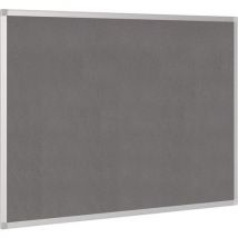 Framed felt grey noticeboard - hxw 900x600mm ayda