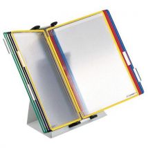 Desk unit with 30 assorted pockets - plastic side stops