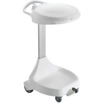 Smile bag holder with pedal 4 wheels and lid - 120 l