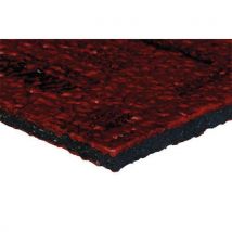 Gripsol damper mat tile colour: red thickness: 10-11 mm