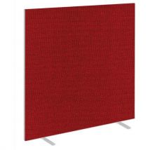 Burgundy floor screen/desk divider - hxw 1.8x1.5m - impulse+