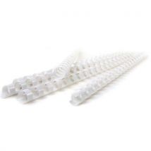 Plastic binding comb 51 mm - white - pavo