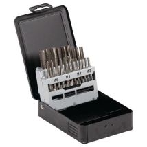 Set of hss hand taps 21 pieces m3–m12