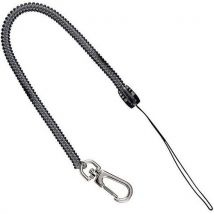 Coil tool lanyard with swivel connector accessory - phc