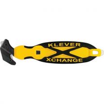 Yellow recessed safety knife - metal tape cutters - klever