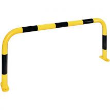 Yellow/black outdoor warehouse safety barrier - 600x1500mm