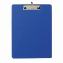 Clipboard with pocket - size 23x32 cm for a4 - blue
