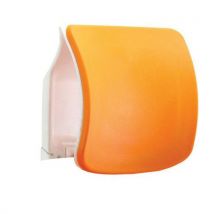 Headrest accessory - orange elastomer - white zure chairs