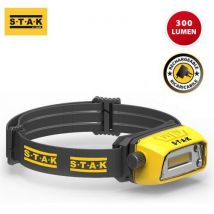 Led headlamp 300 lumens with motion sensor