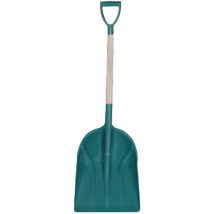 Large abs shovel wooden handle width 36 cm