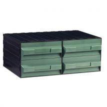 Block mobile drawer opaque green