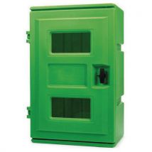 Plastic case for self-contained breathing apparatus