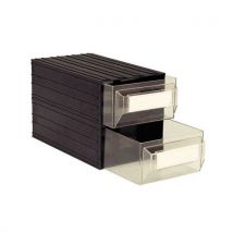 Block 2 drawer clear for shelving lxlh = 238x400x26