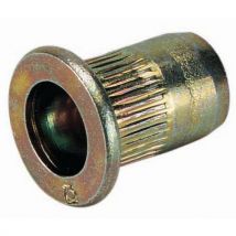 Rivkle blind rivet nut flat head steel m6 thickness:3 to 5.5