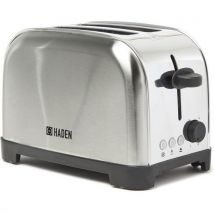 2 slice stainless steel toaster - haden