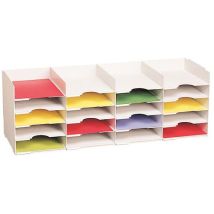 20-compartment organiser width 101 cm - grey